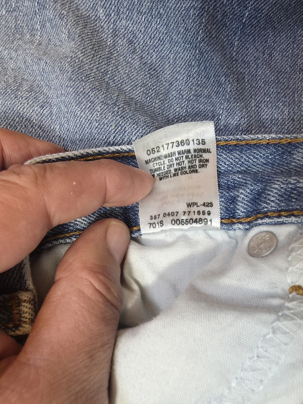 Levi's 550 Men's Light Blue Relaxed Fit Straight Leg Jeans Modern Y2K sz 38x36